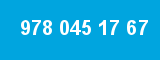 978 045 17 67 978 045 17 67
